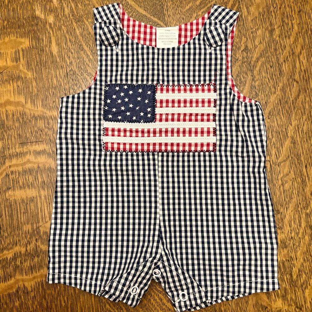 Baby Boy Flag Outfit American Flag